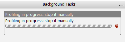 A task running in background A task running in background
