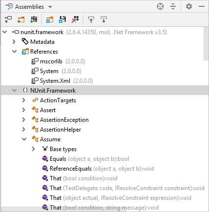JetBrains Rider's Assembly Explorer view JetBrains Rider's Assembly Explorer view