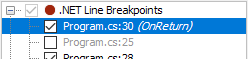 JetBrains Rider: assigning a name to a breakpoint