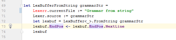 JetBrains Rider: Syntax highlighting in F#