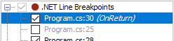 JetBrains Rider: assigning a name to a breakpoint