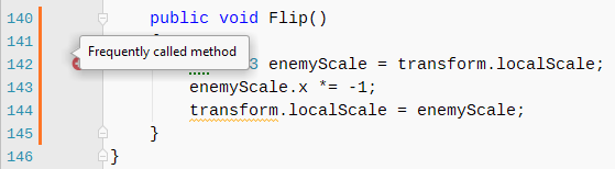 Unity performance indicators