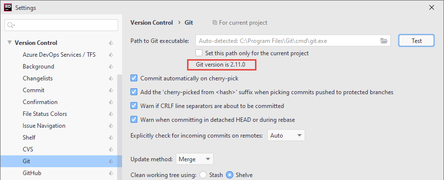 opening project from git repository visual studio mac for first time