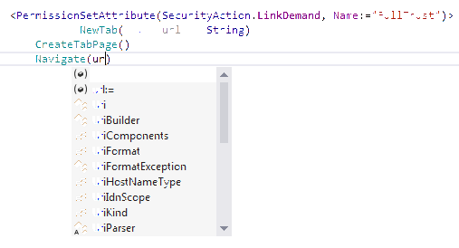 JetBrains Rider: Code completion in VB.NET