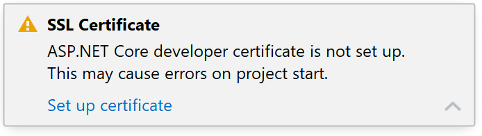 JetBrains Rider: Generating a self-signed SSL certificate