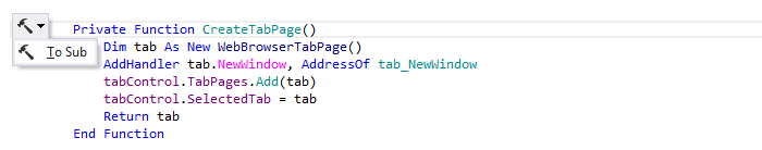 JetBrains Rider: 'Convert Function to Sub' context action in VB.NET