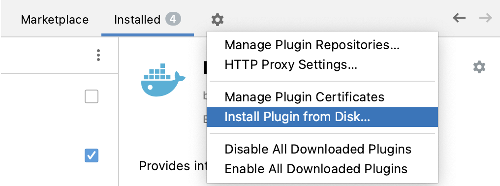 Install Plugin from Disk