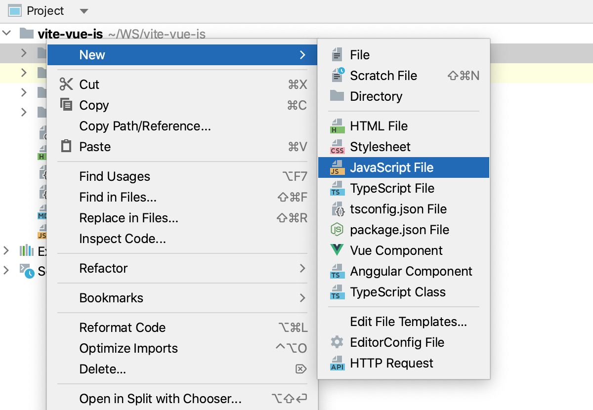 Create a Vite configuration file