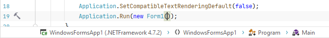 JetBrains Rider Breadcrumbs