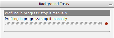A task running in background