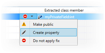 JetBrains Rider: Extract Class refactoring