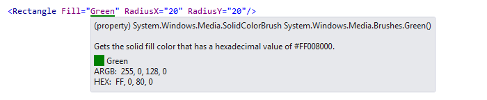 JetBrains Rider: Color assistance in XAML