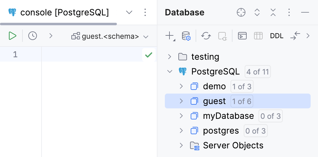 Databases in Database