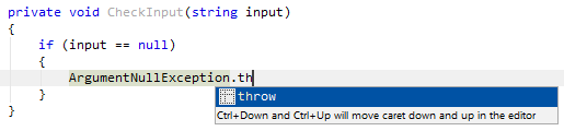 Applying postfix template for null-check