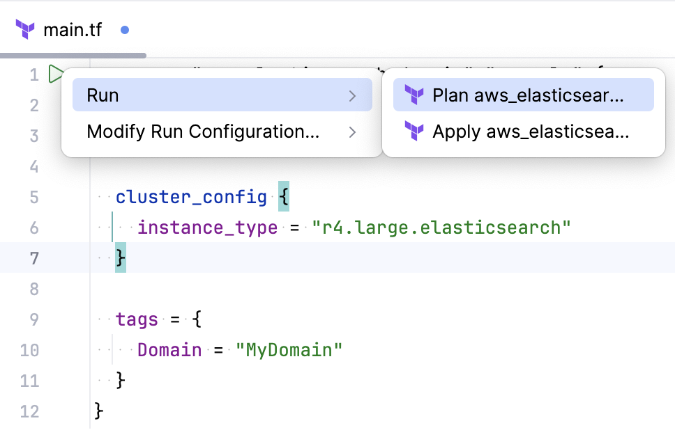 Terraform run from gutter