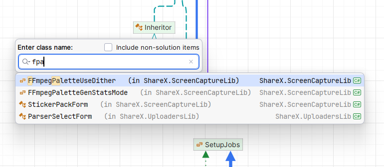 Adding types to the type dependency diagram