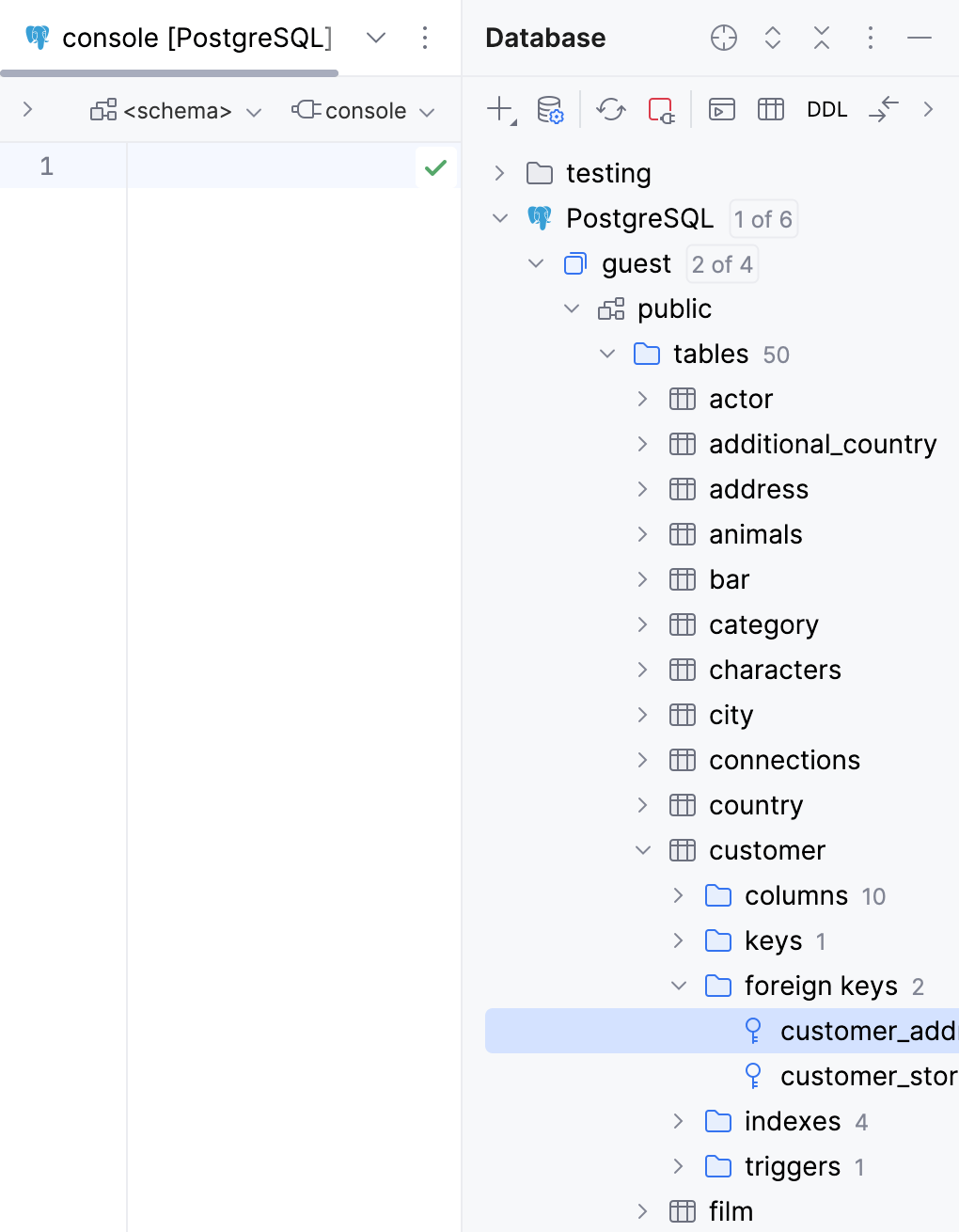 Foreign keys in Database