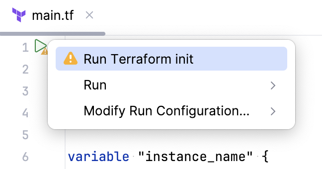 Terraform Init