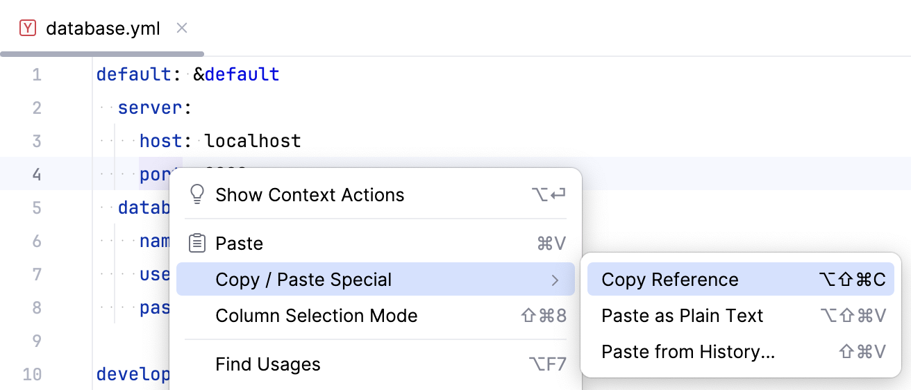 YAML: copy references