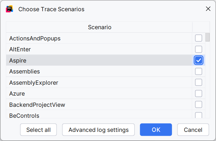 Plugin diagnostics scenario