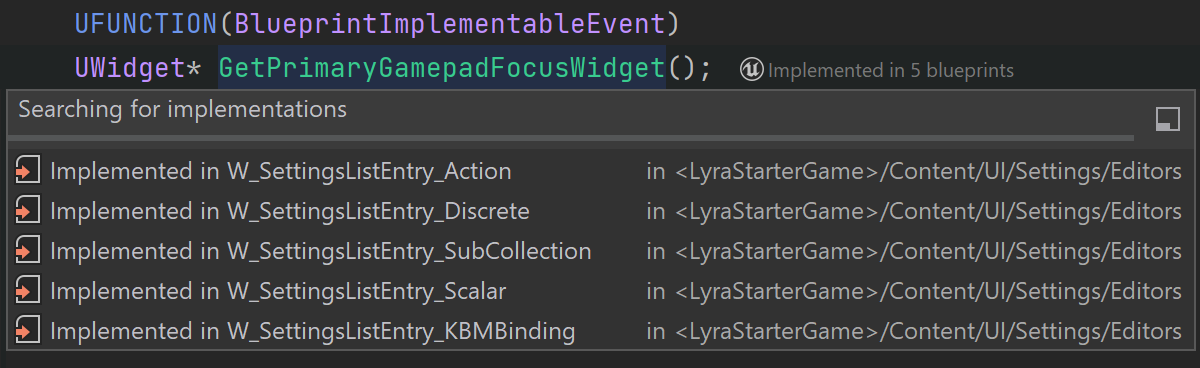 UFunctions implemented in Blueprints