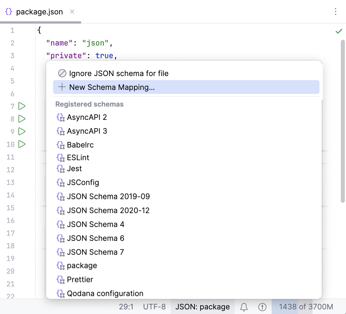 Ignore schema and create new mapping