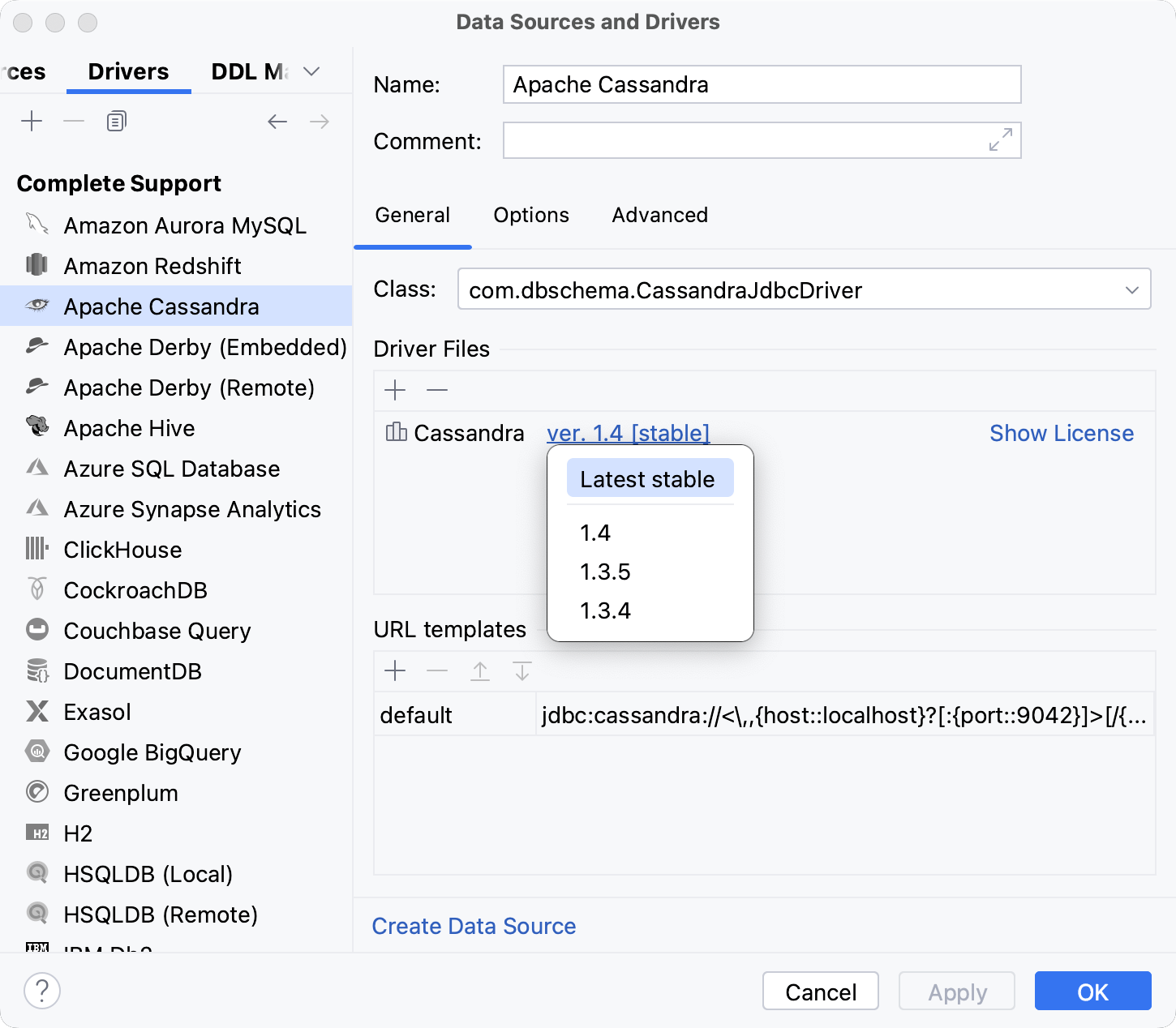Verify the version of the JDBC driver Verify the version of the JDBC driver