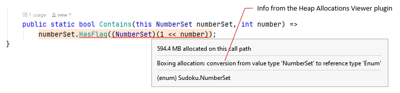 数据处理附录。 Heap Allocations Viewer 插件