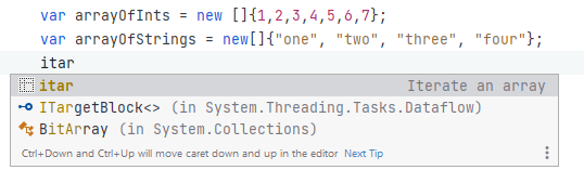 JetBrains Rider：创建实时模板