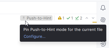 JetBrains Rider：为当前文件固定内嵌提示