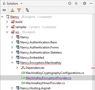 JetBrains Rider：解决方案资源管理器中的错误高亮显示