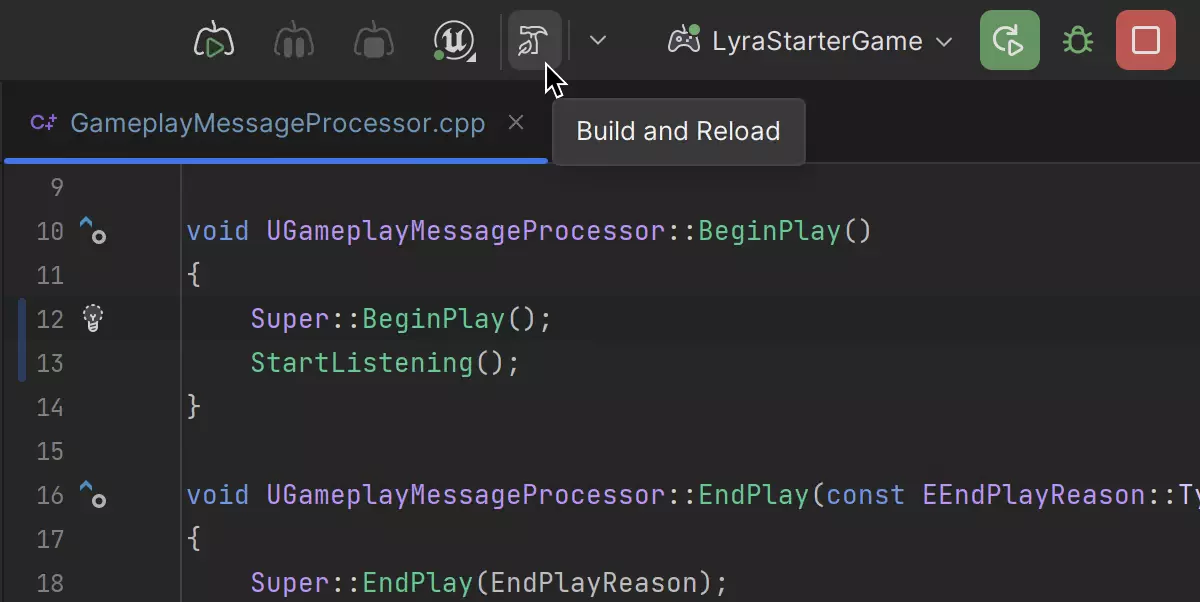 构建并重新加载