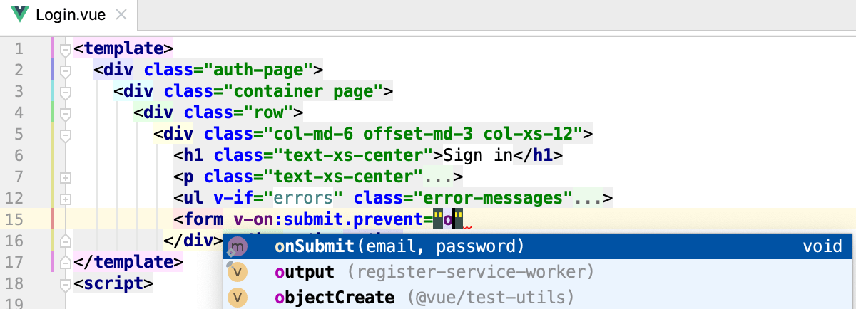 Vue.js：插值完成