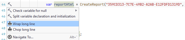 JetBrains Rider:换行并截断长行 JetBrains Rider:换行并截断长行