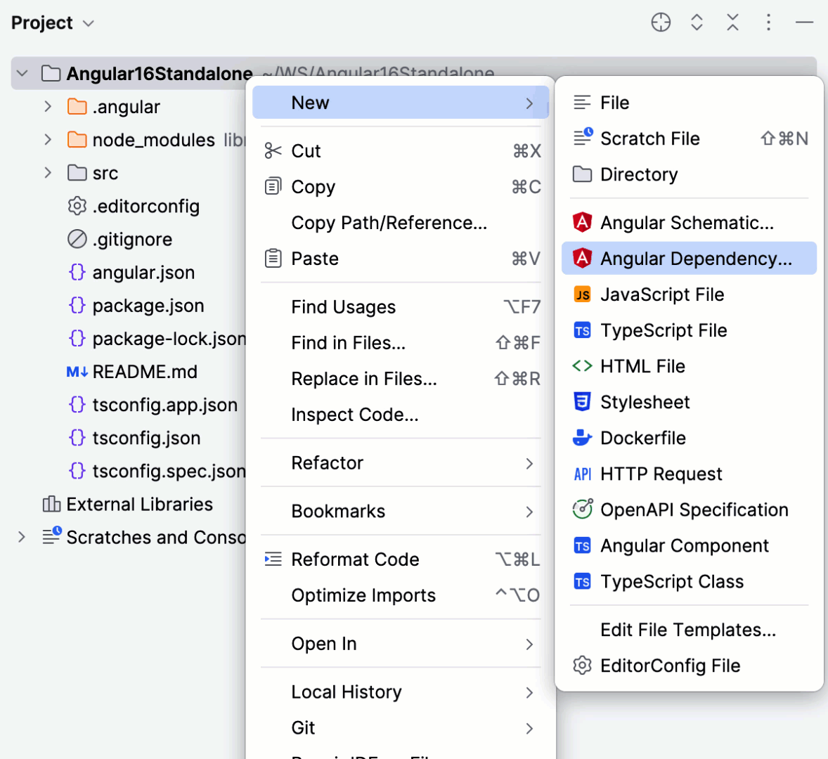 将 Angular Material 添加到一个项目中使用 ng add