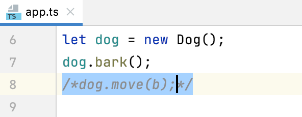 块注释开头没有空格