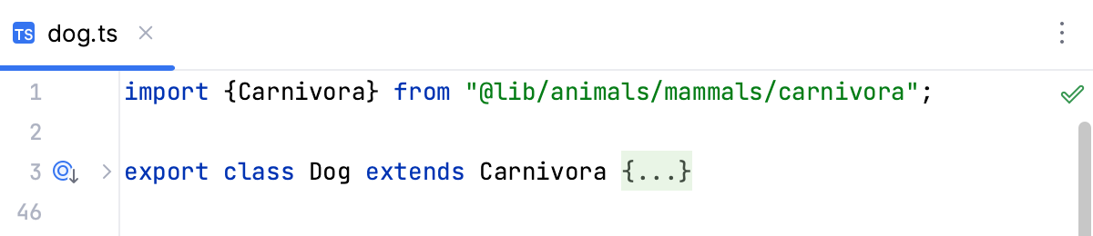 使用快速修复自动导入：已添加 import 语句