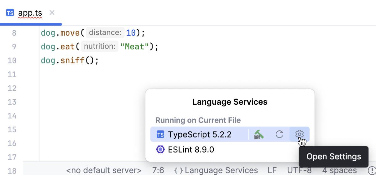 TypeScript 小部件