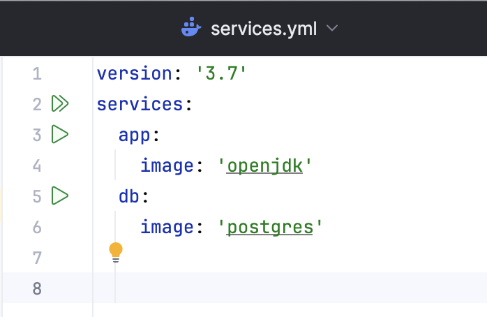 Docker Compose file Docker Compose file