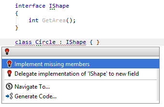 Code Generation command in the action list Code Generation command in the action list