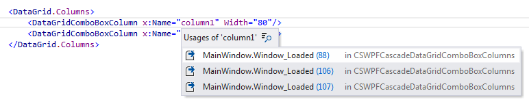 JetBrains&nbsp;Rider: Navigation features in XAML files