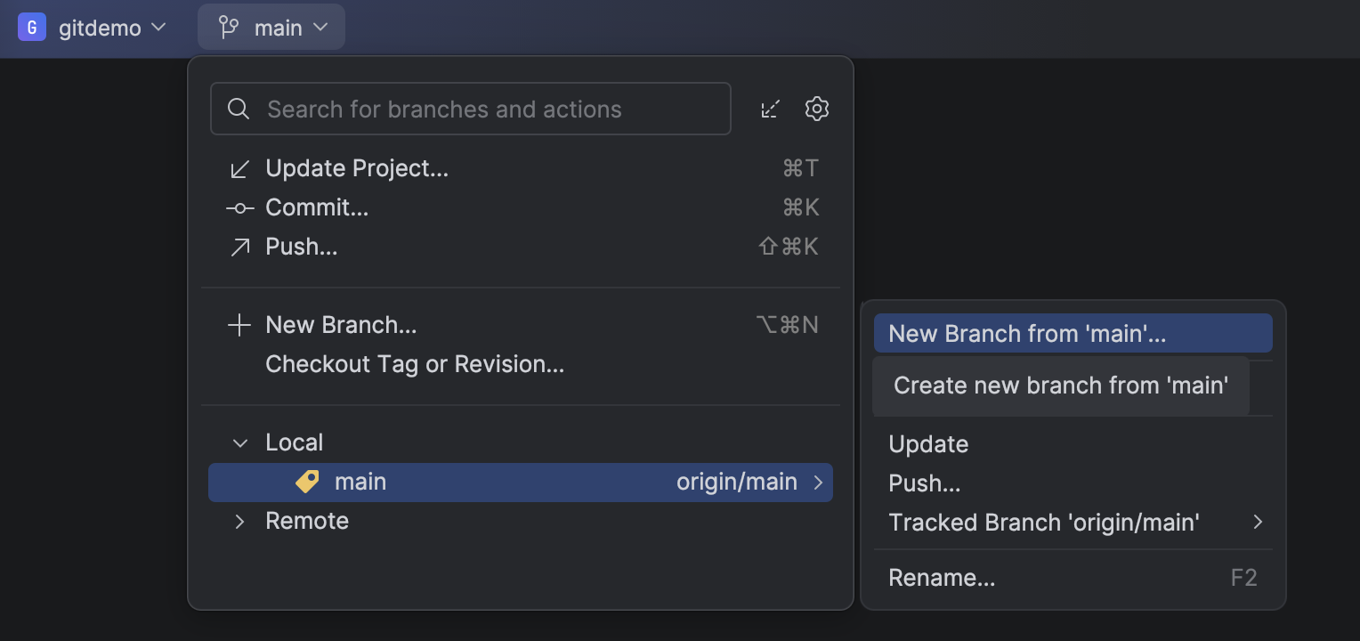 Tutorial: Getting started with Git in JetBrains Rider | JetBrains Rider ...