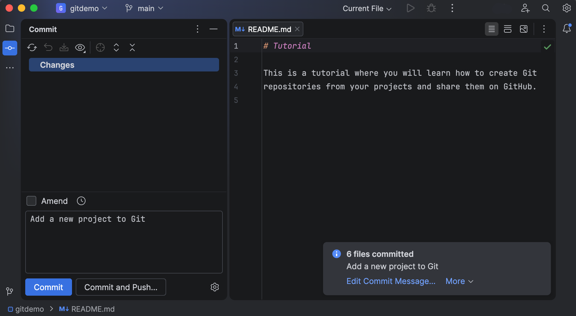 Tutorial: Getting started with Git in JetBrains Rider | JetBrains Rider ...