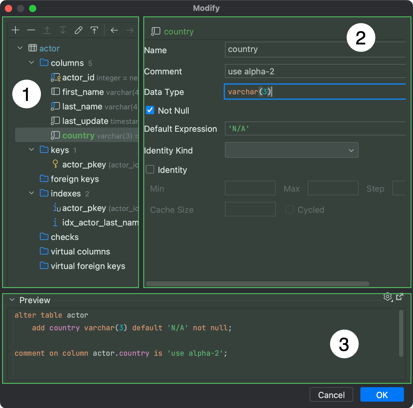 Create and Modify dialogs | JetBrains Rider Documentation