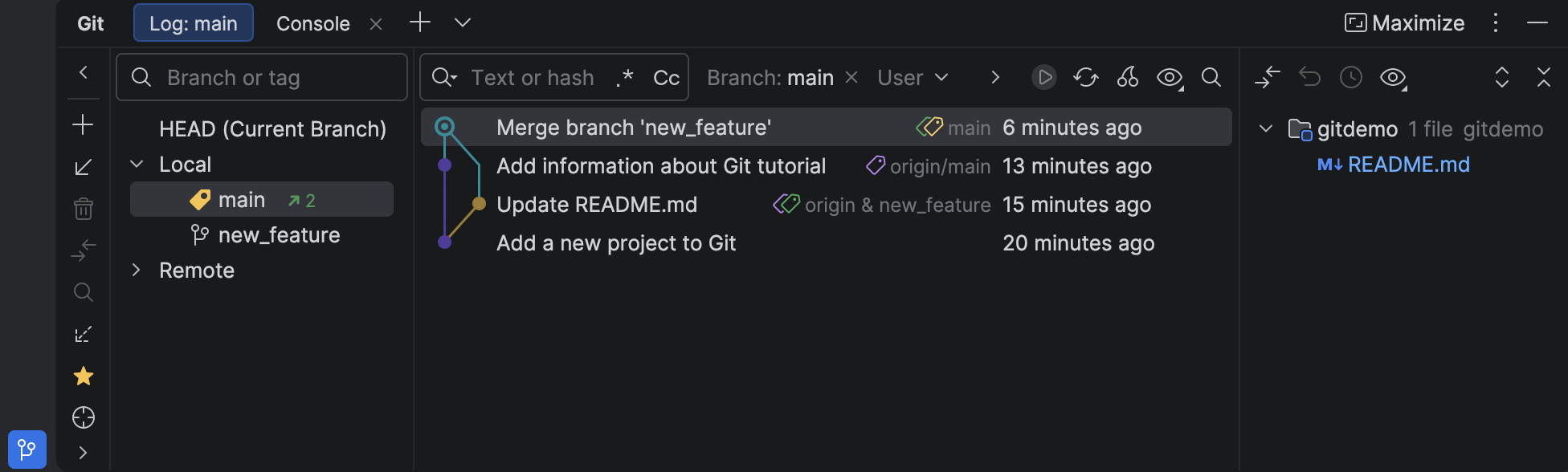 Tutorial: Getting started with Git in JetBrains Rider | JetBrains Rider ...