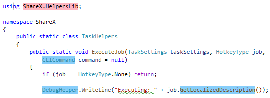 JetBrains&nbsp;Rider: Highlighting usages of types form imported namespace