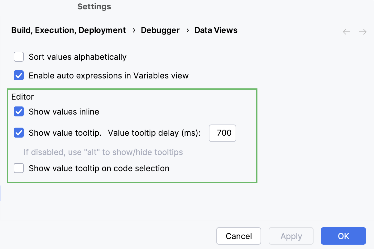 JavaScript debugger: Data views JavaScript debugger: Data views
