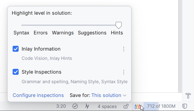 JetBrains&nbsp;Rider：Pencils 小组件