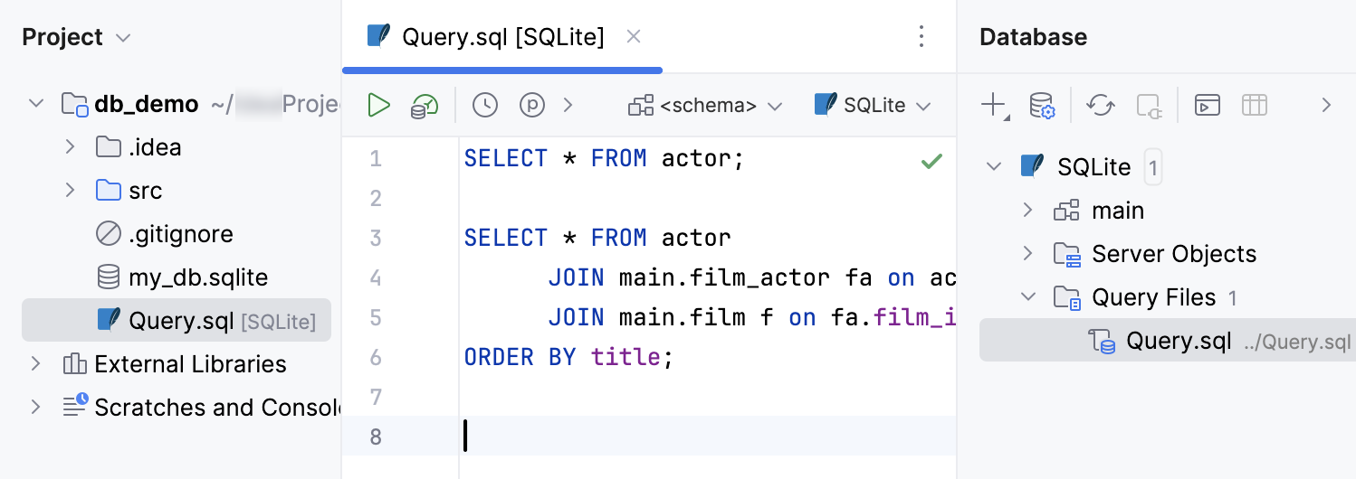 Query file Query file