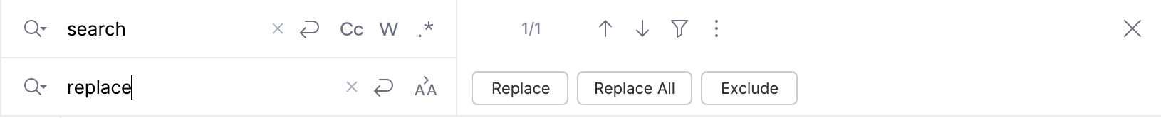 Regex search and replace fields Regex search and replace fields